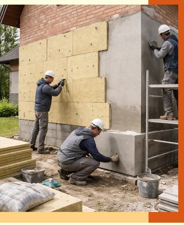 Утепление частного дома в щербинке под ключ от 7637 руб/м2 — недорого | ТепломастерЩрб