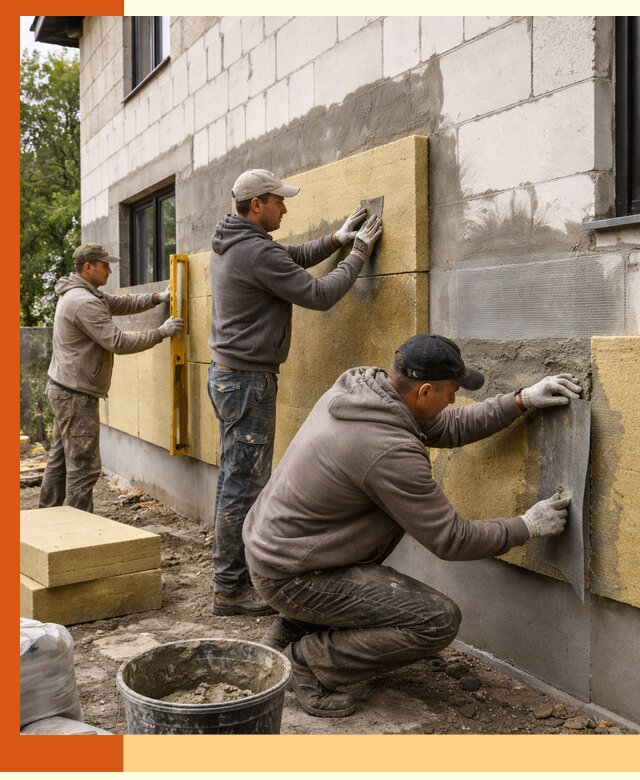 Утепление дома из газобетона в щербинке качественно и долговечно