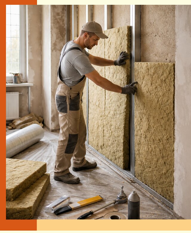 Утепление квартиры в щербинке — комплексная теплоизоляция стен и полов