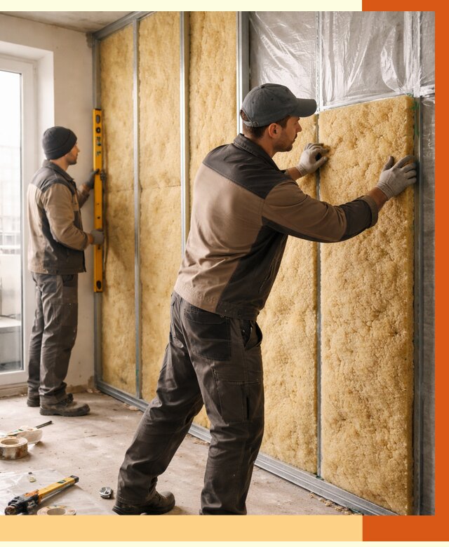 Утепление квартиры изнутри в щербинке от 4429 руб. за м2 | Проф. работы ТепломастерЩрб