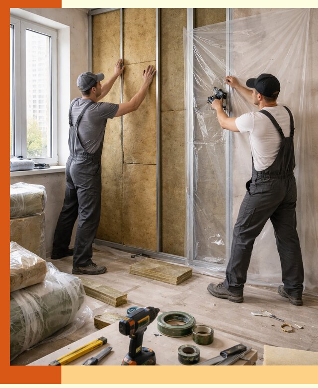 Утепление квартиры изнутри профессионально в щербинке