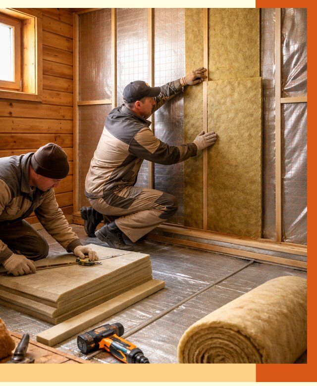 Утепление бани изнутри в щербинке под ключ от 4276 руб./м² | ТепломастерЩрб