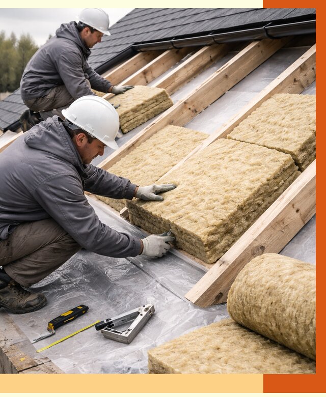Утепление крыши в щербинке от 1884 руб./м2 — комплексное утепление кровли | ТепломастерЩрб