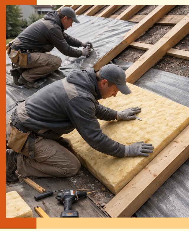 Профессиональное утепление крыши в щербинке качественно и надежно