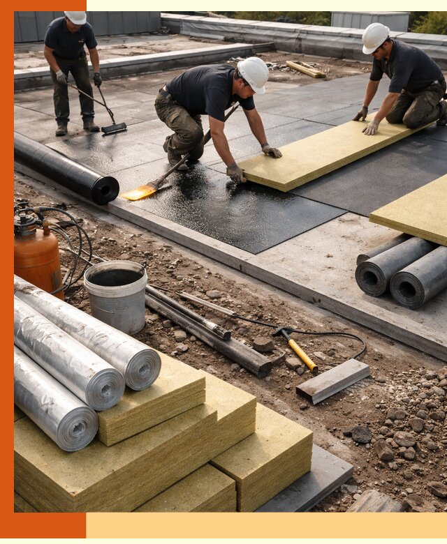 Утепление плоской крыши в щербинке — надежная теплоизоляция и герметизация