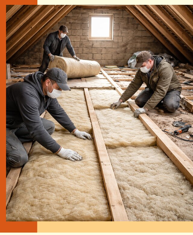 Утепление чердака в щербинке — профессиональная теплоизоляция кровли