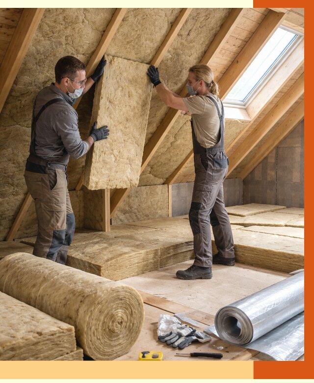 Утепление мансарды минватой в щербинке от 4276 руб./м2 — монтаж и пароизоляция | ТепломастерЩрб