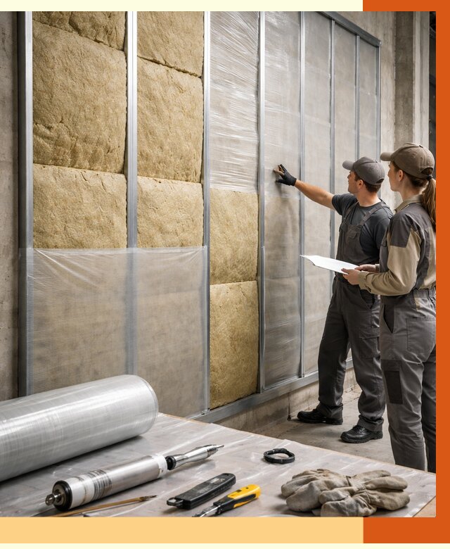 Утепление склада химсырья в щербинке от 4582 руб. под ключ | ТепломастерЩрб