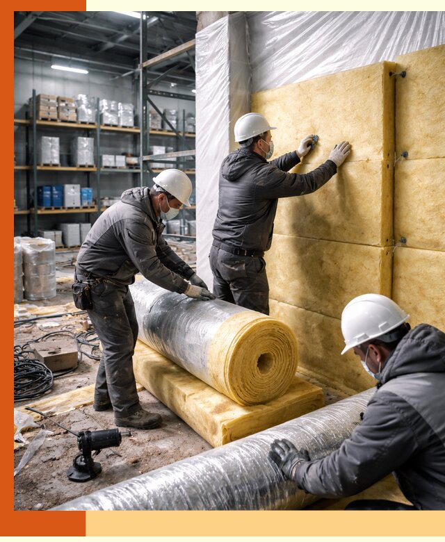 Утепление склада химсырья в щербинке: безопасная и эффективная изоляция