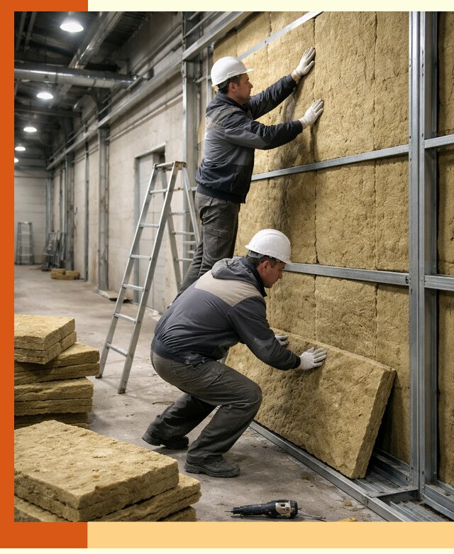 Утепление цеха под ключ в щербинке с гарантией качества