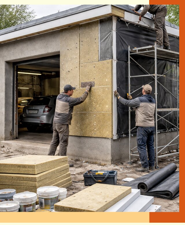 Утепление автосервиса в щербинке ппу, пеноизоляция, от 14764 руб/м2 — ТепломастерЩрб