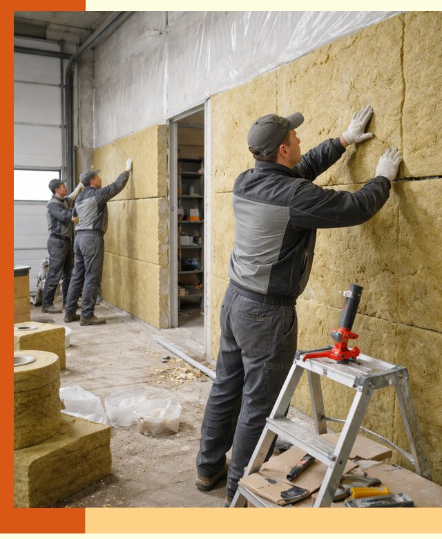 Утепление автосервиса и мастерских в щербинке качественно и надёжно