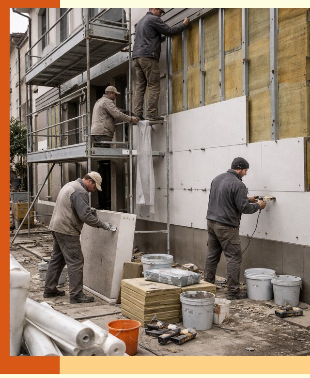 Утепление гостиницы под ключ в щербинке с гарантией качества