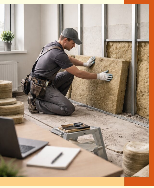 Утепление офиса в щербинке от 4582 руб/м2 — комплексное утепление офиса под ключ | ТепломастерЩрб