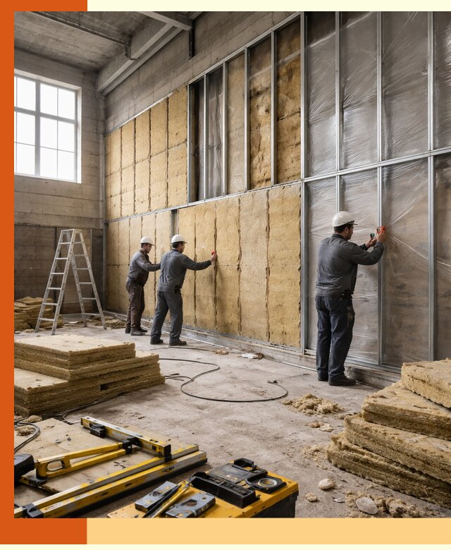 Утепление спортивного зала в щербинке качественно и недорого