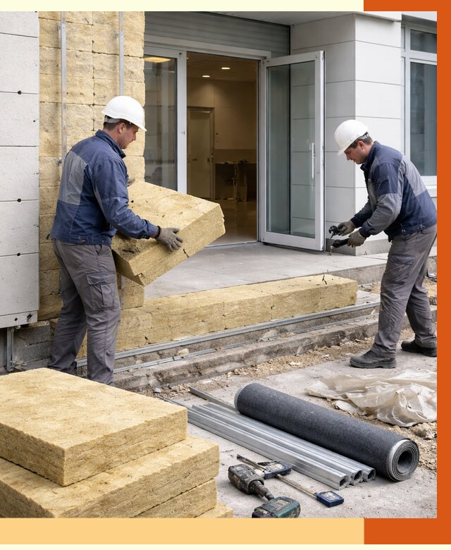 Утепление медицинского центра в щербинке под ключ от 12728 руб./м² | ТепломастерЩрб