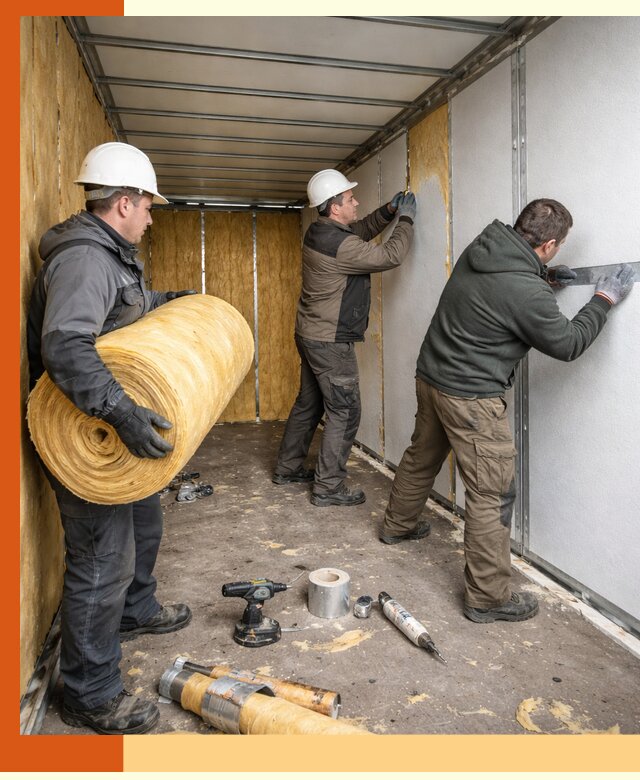 Утепление рефрижераторного контейнера в щербинке профессионально и надежно