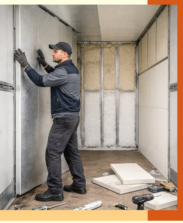 Утепление холодильного кузова в щербинке от 13746 руб. под ключ | ТепломастерЩрб