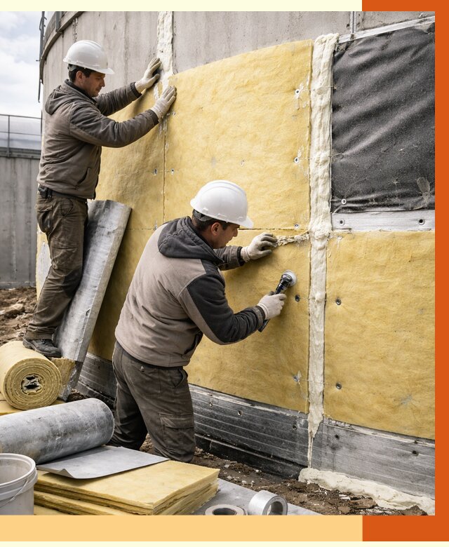 Утепление резервуара в щербинке от 28001 руб/м2 — монтаж ППУ и комплекс под ключ | ТепломастерЩрб