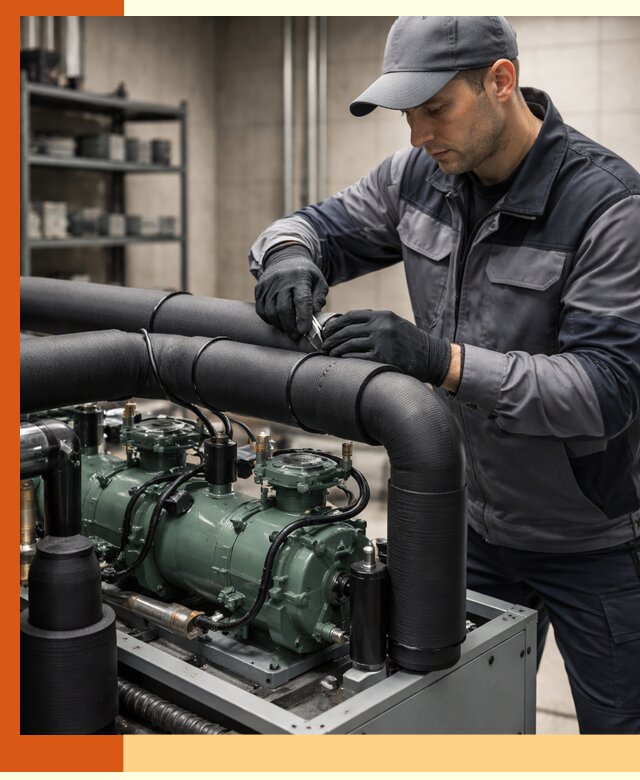 Утепление холодильного агрегата и теплоизоляция в щербинке