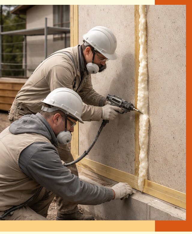 Утепление сип панелей ППУ в щербинке от 4887 руб. под ключ | ТепломастерЩрб