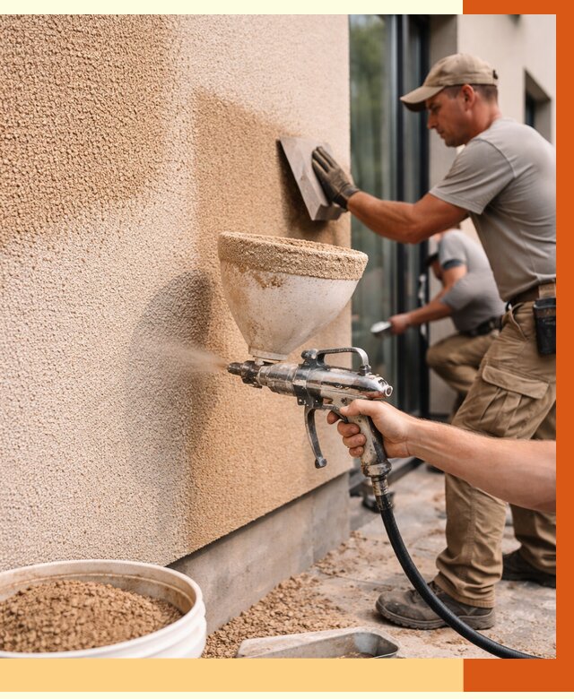 Утепление фасада жидкой пробкой в щербинке от 4887 руб./м² под ключ | ТепломастерЩрб