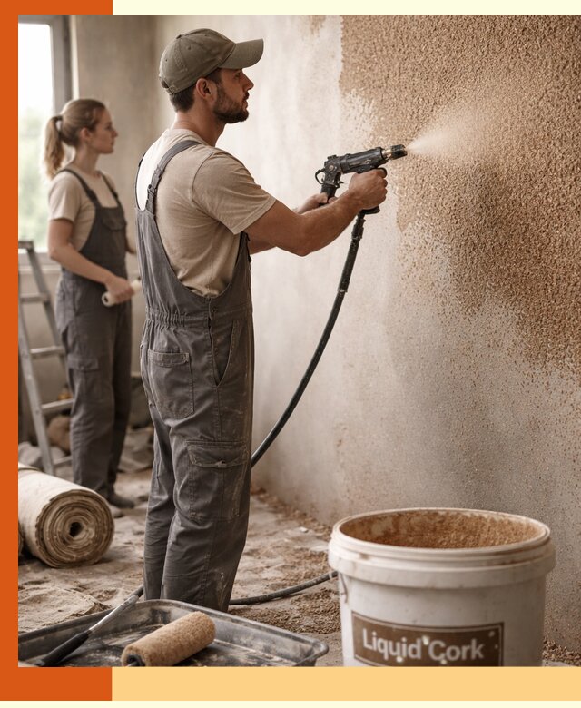 Утепление стен жидкой пробкой в щербинке эффективное и долговечное