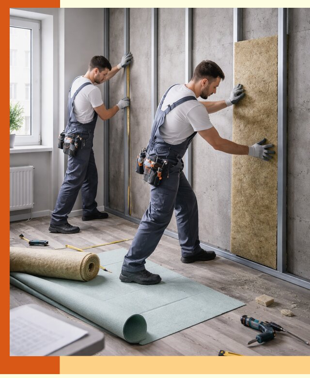 Шумоизоляция квартиры под ключ в щербинке — профессионально и гарантированно