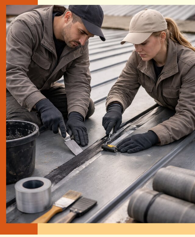 Гидроизоляция фальцевой кровли в щербинке качественно и надежно