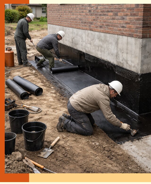 Гидроизоляция фундамента в щербинке: надежная защита строений