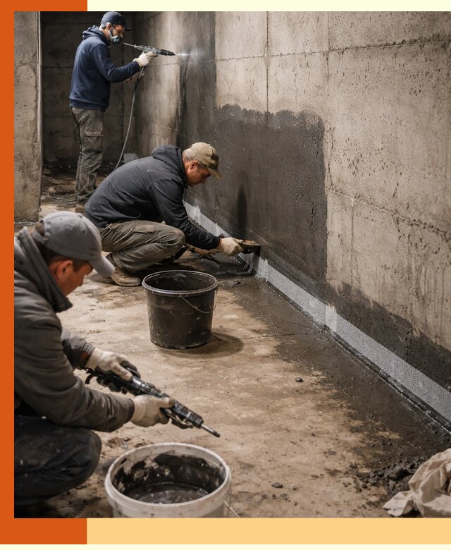 Гидроизоляция подвала в щербинке — комплексная защита от влаги