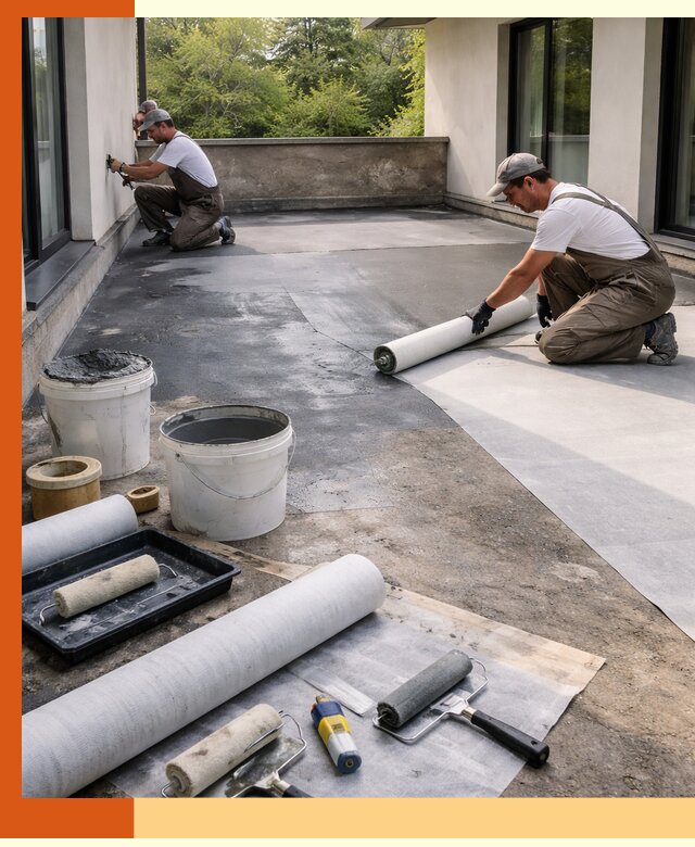 Гидроизоляция террасы в щербинке — надежная защита от влаги и протечек