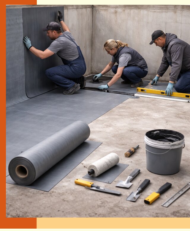 Гидроизоляция бассейна под ключ в щербинке — надежная защита и герметизация